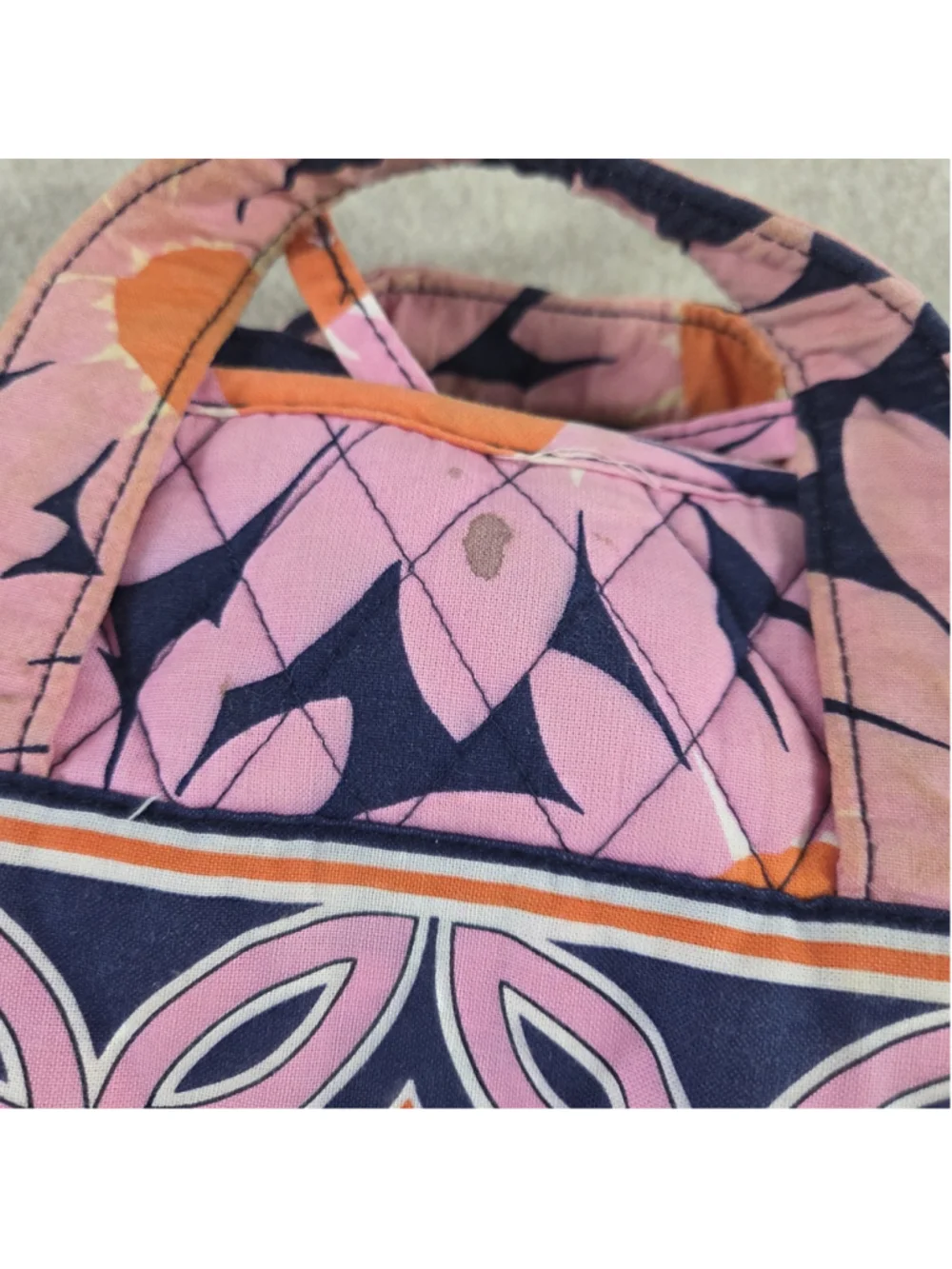 Vera Bradley Quilted Hanging Cosmetic Organizer Retired 